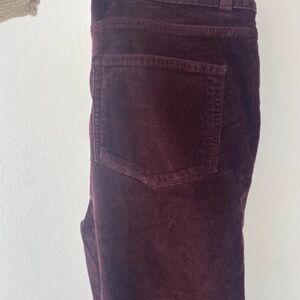 PAIGE Purple Corduroy Pants